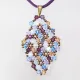 Symphony - Shea Rhombus M-Purple Suedine - 2